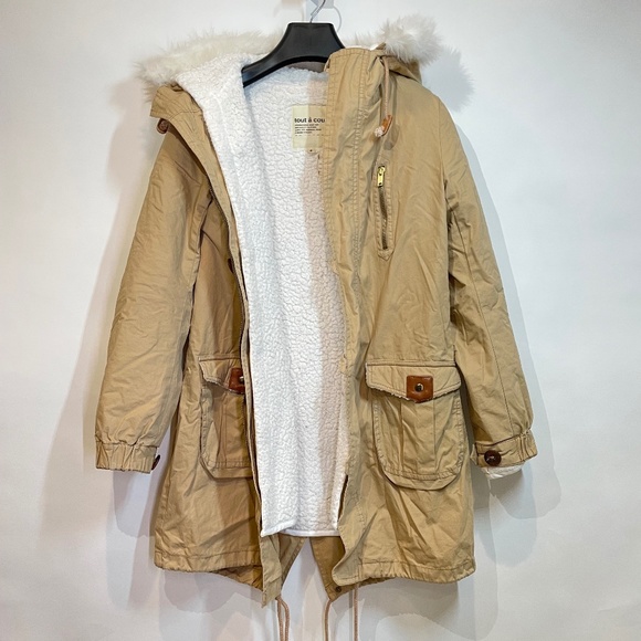 tout à coup Hooded Cotton Winter Jacket with Removable Liner - Picture 2 of 5